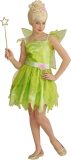 Widmann - Elfen Feeen & Fantasy Kostuum - Fee Qula - Meisje - Groen - Maat 140 - Carnavalskleding - Verkleedkleding