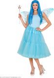 Widmann - Elfen Feeen & Fantasy Kostuum - Knielange Tulle Rok Petticoat 65 Centimeter Lichtblauw Vrouw - Blauw - One Size - Carnavalskleding - Verkleedkleding