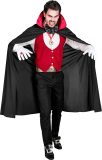 Widmann - Vampier & Dracula Kostuum - Charmante Vampier Uit Transsylvania Kostuum - Rood, Zwart - XL / XXL - Carnavalskleding - Verkleedkleding